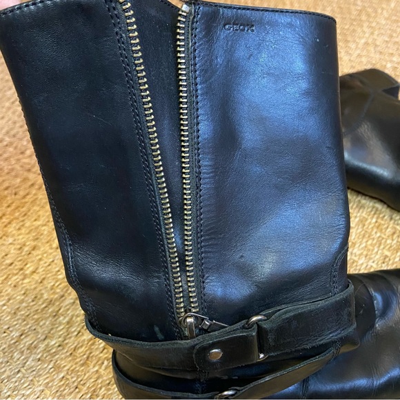 Geox Respira Mendi Mid-Calf Leather Riding Boots - Picture 11 of 14